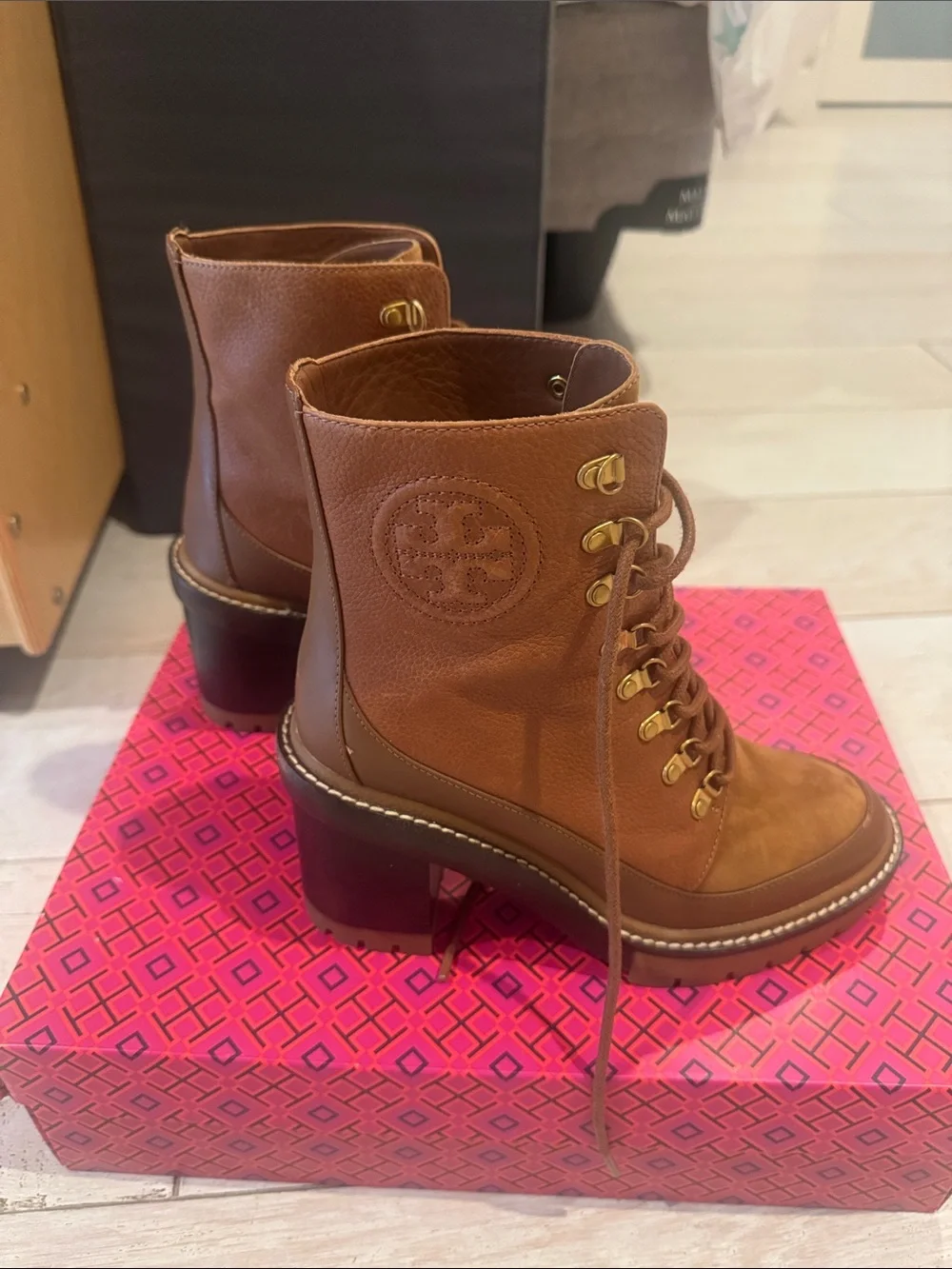 Tory Burch Miller Leather Boots
